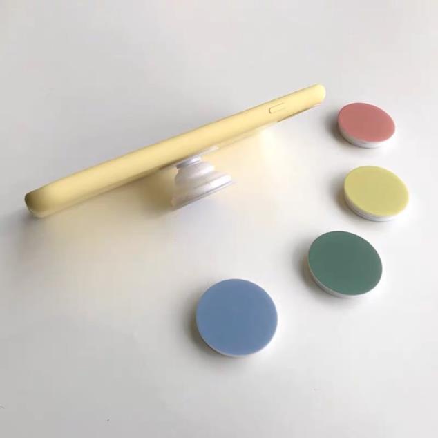 Pop up nút giữ điện thoại trơn 17 màu Popsocket