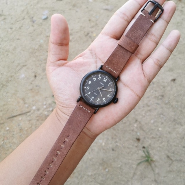 Đồng hồ Nam Timex Standard Leather Strap Watch - 40mm TW2T69300 / TW2T69400 Dây Da - Chính Hãng