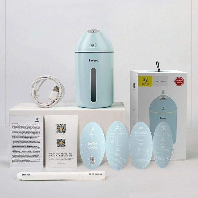 Máy phun sương tạo ẩm - lọc không khí mini Baseus Cute Mini Air Humidifier LV087 (320ml, USB 5V)