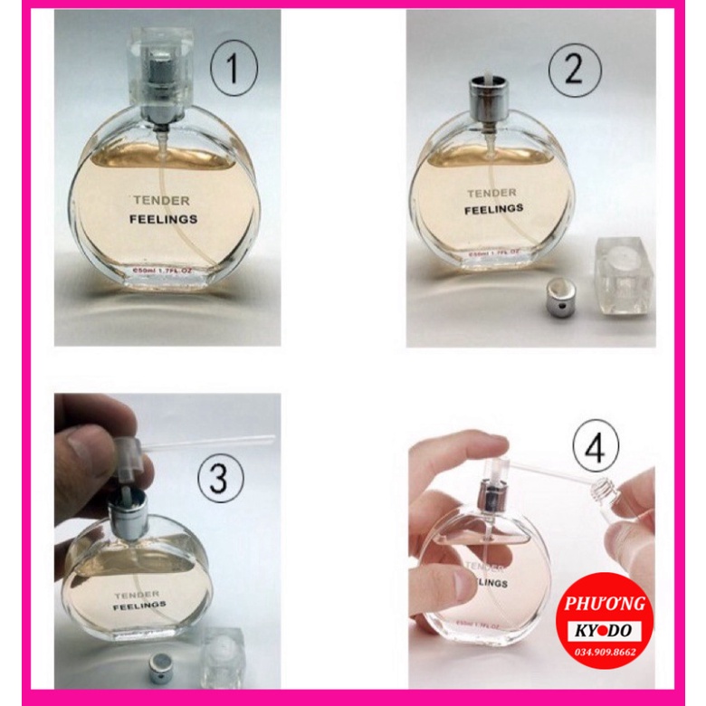 LỌ CHIẾT/ỐNG CHIẾT/CHAI CHIẾT/VỎ CHIẾT NƯỚC HOA TRÒN 12ml