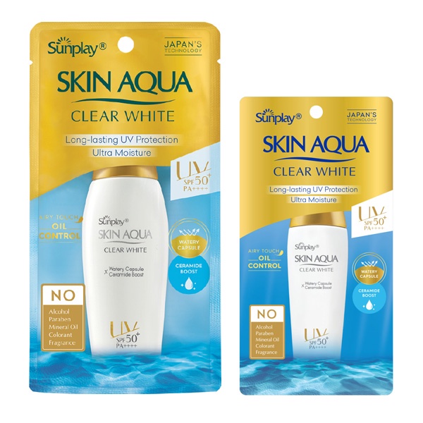 Sữa Chống Nắng Dưỡng Da Trắng Mịn Sunplay Skin Aqua Clear White SPF50+ PA++++ 25g và 55g