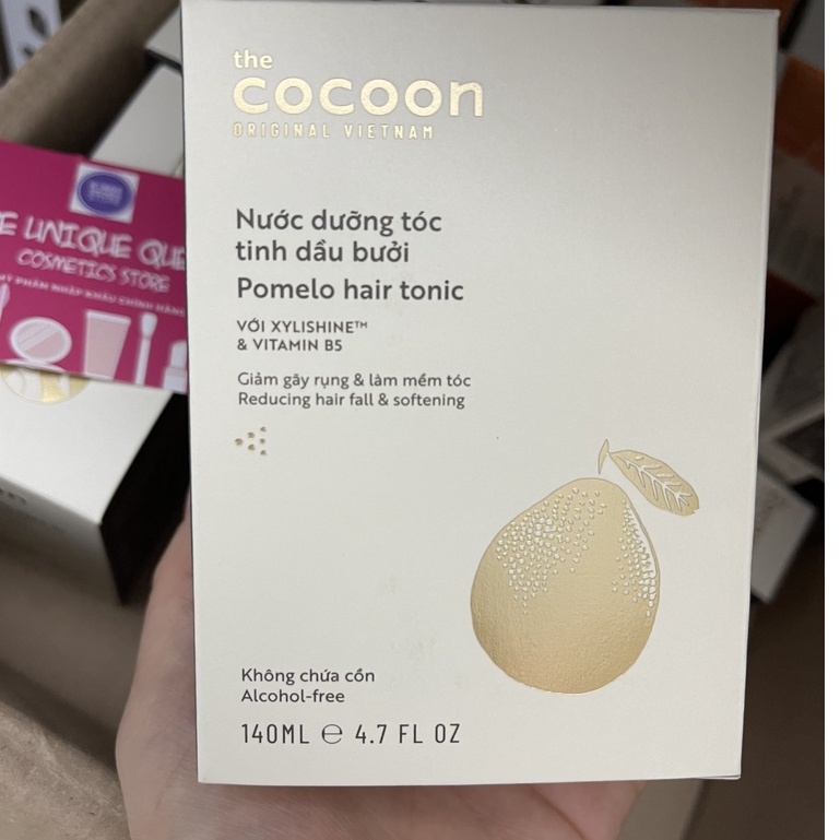 Nước dưỡng tinh dầu bưởi Cocoon phục hồi tóc giảm gãy rụng - Cocoon pomelo hair tonic 140ml dạng xịt chính hãng