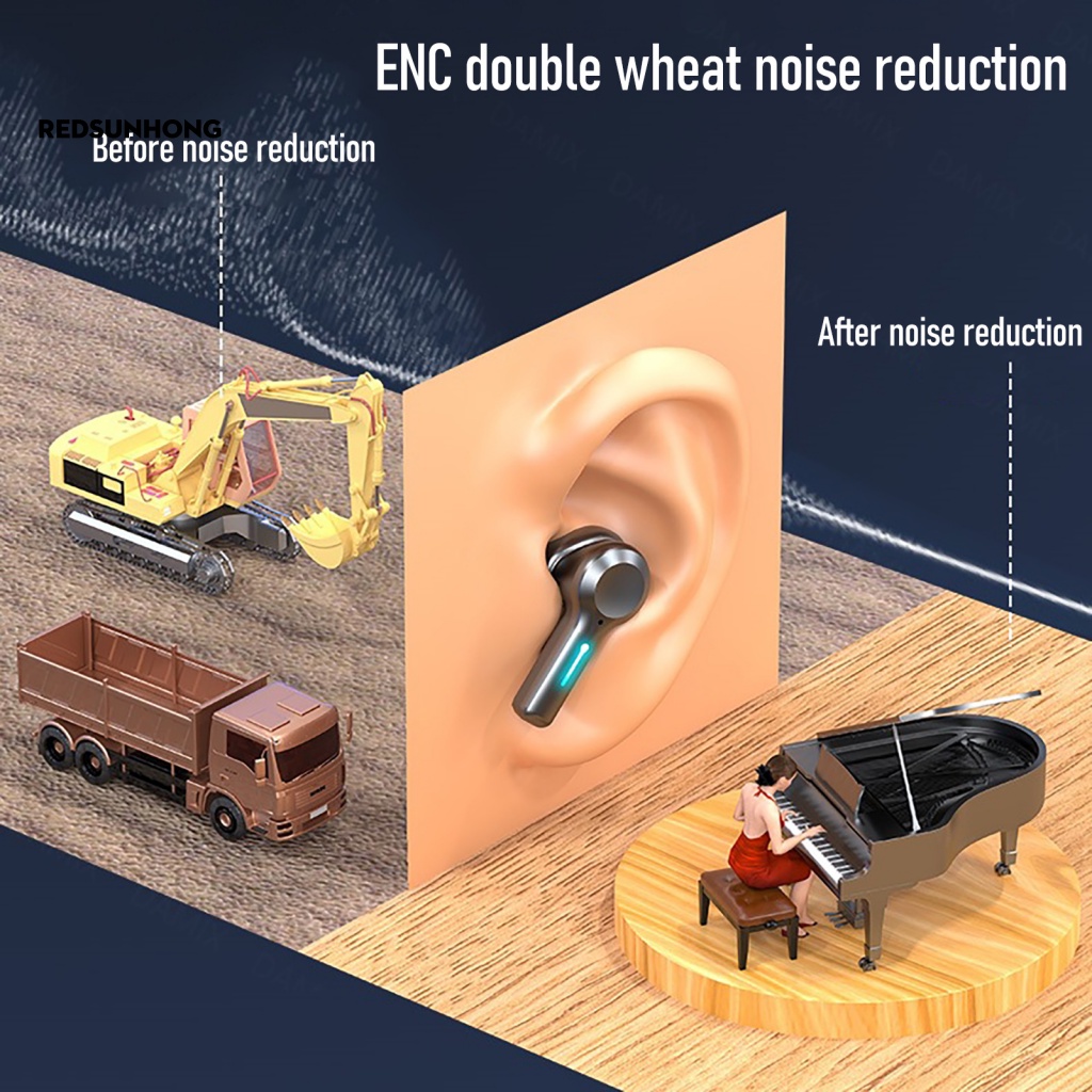 Tai Nghe Nhét Tai Không Dây Thiết Kế Trong Suốt Phong Cách Thể Thao Độc Đáo