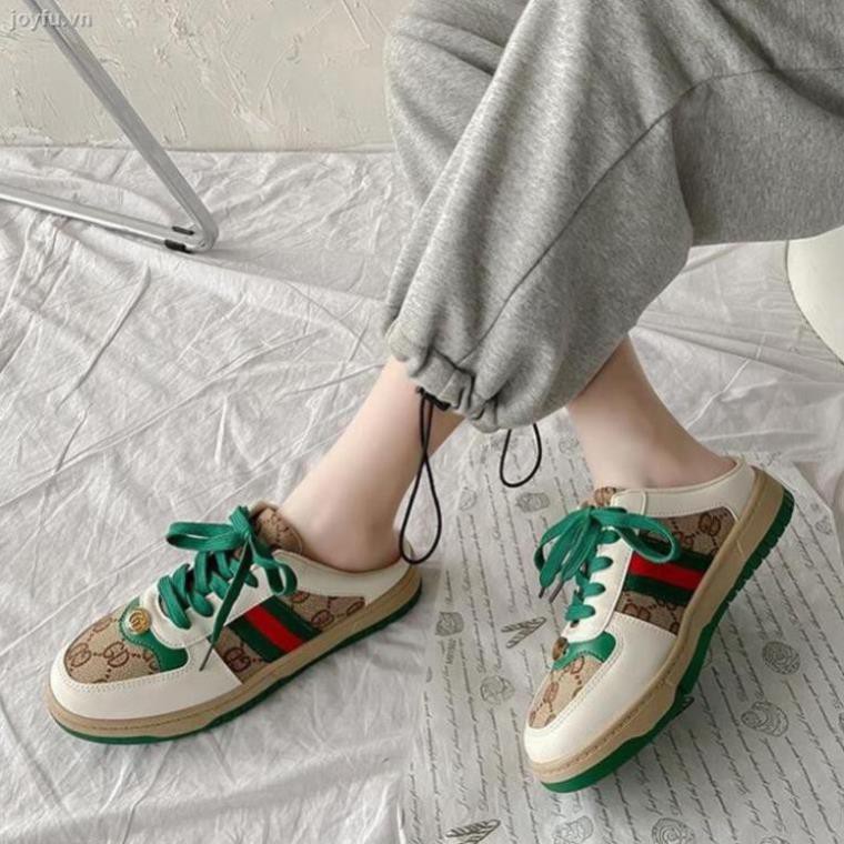 Dép sục nhựa GC 😍 Đế cao 5cm 😍 Dép gucci Nữ Đủ Màu - Siêu nhẹ êm chân TẶNG HỘP BiLL + TÚI GIÁ SỐC