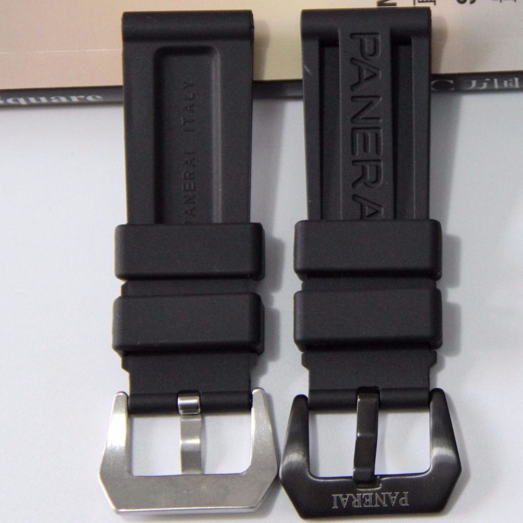 PANERAI Dây Đeo Đồng Hồ Bằng Cao Su Silicone Mềm 22mm 24mm Cho PAM111 / 112 / 0389 / 441