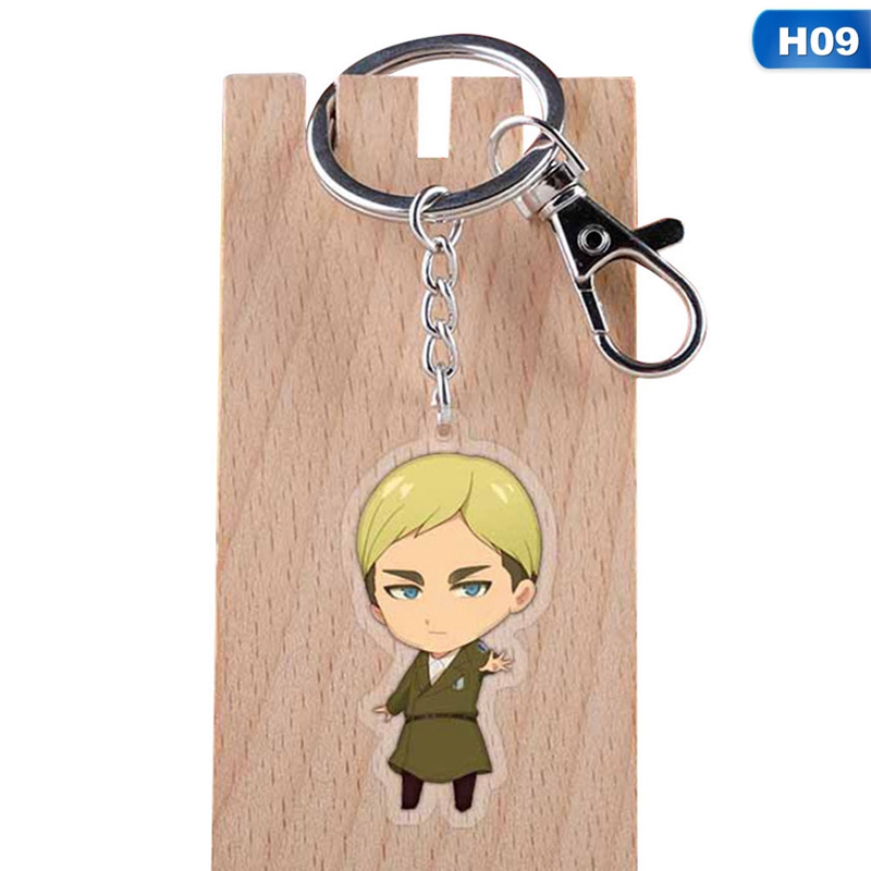 flowersqueen Móc Khóa Hình Anime Attack On Titan Dễ Thương