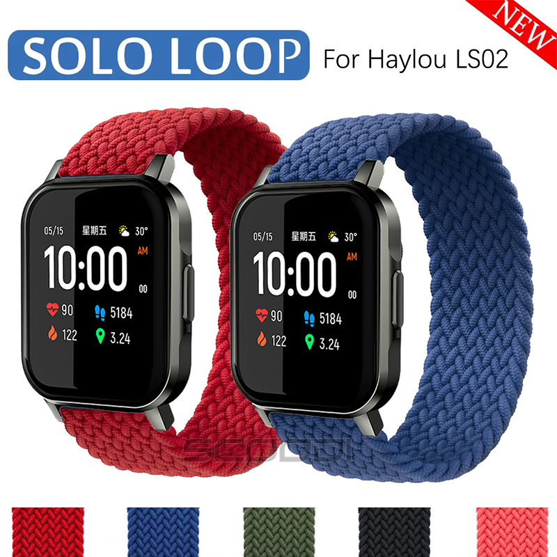 Dây Đeo Tay Bằng Vải Dù 20mm Cho Xiaomi Haylou LS02