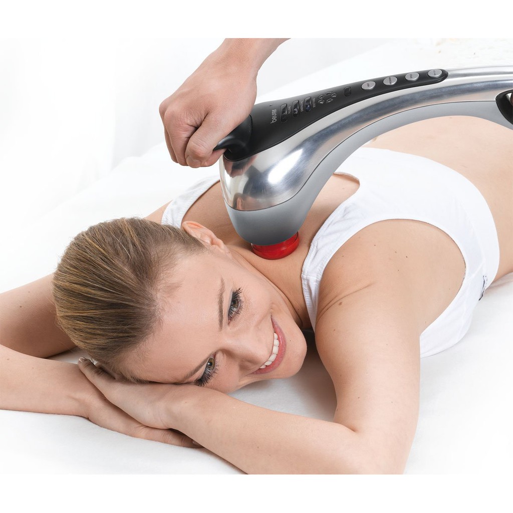 MÁY MASSAGE CẦM TAY, 2 ĐẦU HỒNG NGOẠI BEURER MG100