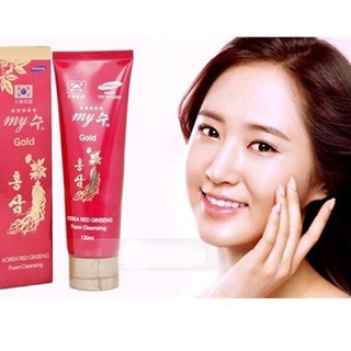 Sữa rửa mặt chiết xuất hồng sâm đỏ từ hàn quốc my gold 130m