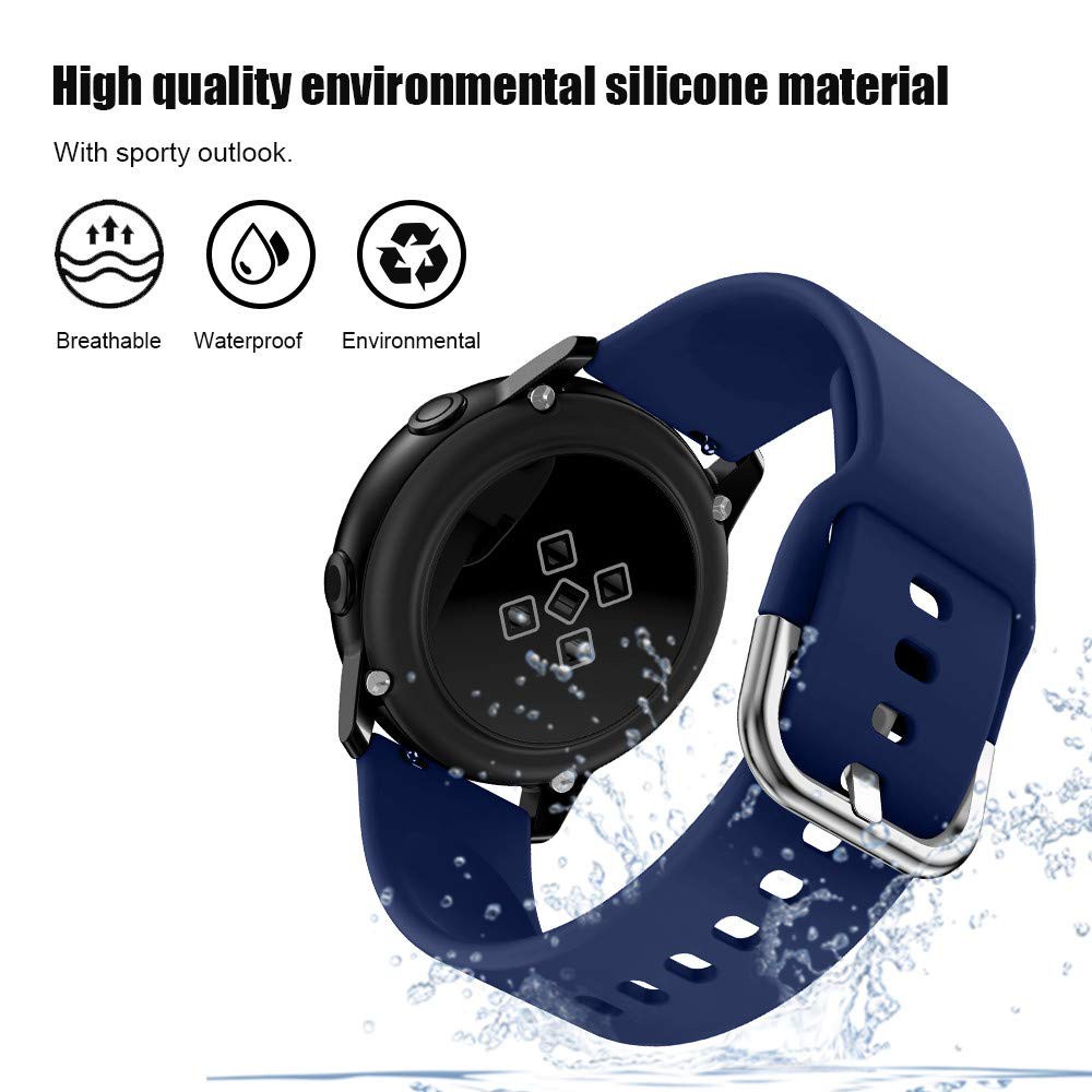 Dây Đeo Silicon Mềm Cho Đồng Hồ Thông Minh Samsung Galaxy Watch 3 41mm 45mm