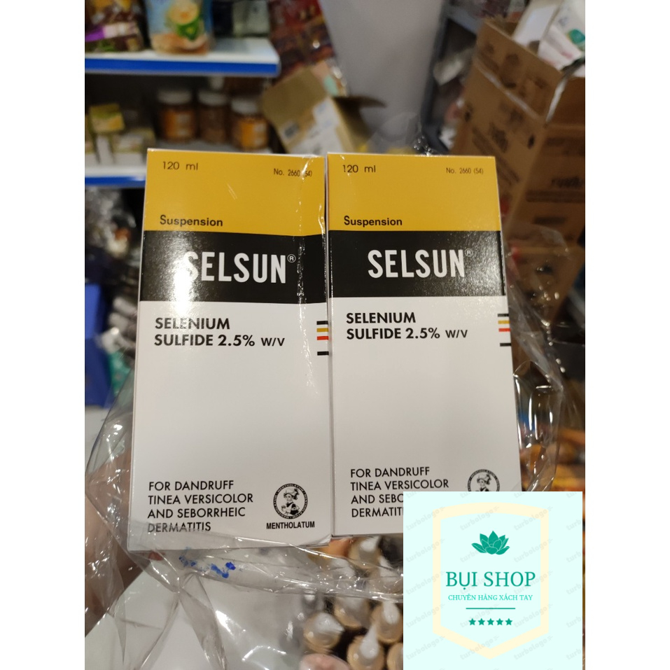 Dầu Gội SELSUN Giảm Gàu Hàng Tốt 120ml Thái Lan Chính Hãng