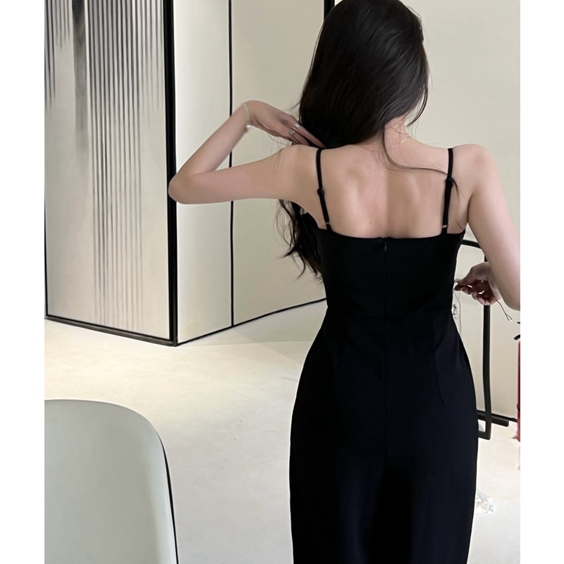 Jumpsuit Sát Nách Lưng Cao Thiết Kế Hợp Thời Trang Cho Phái Nữ