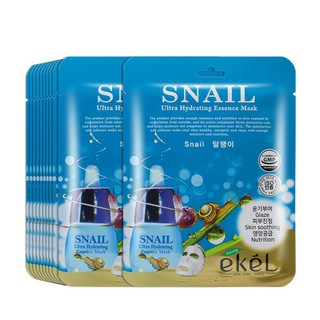 10 miếng mặt nạ dưỡng da ốc sên tặng sơn móng tay