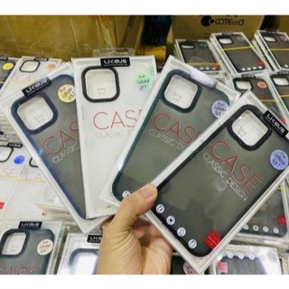 Ốp lưng Likgus Viền màu lưng nhám mờ iPhone 11 6.1/ 11 Pro Max Chính hãng