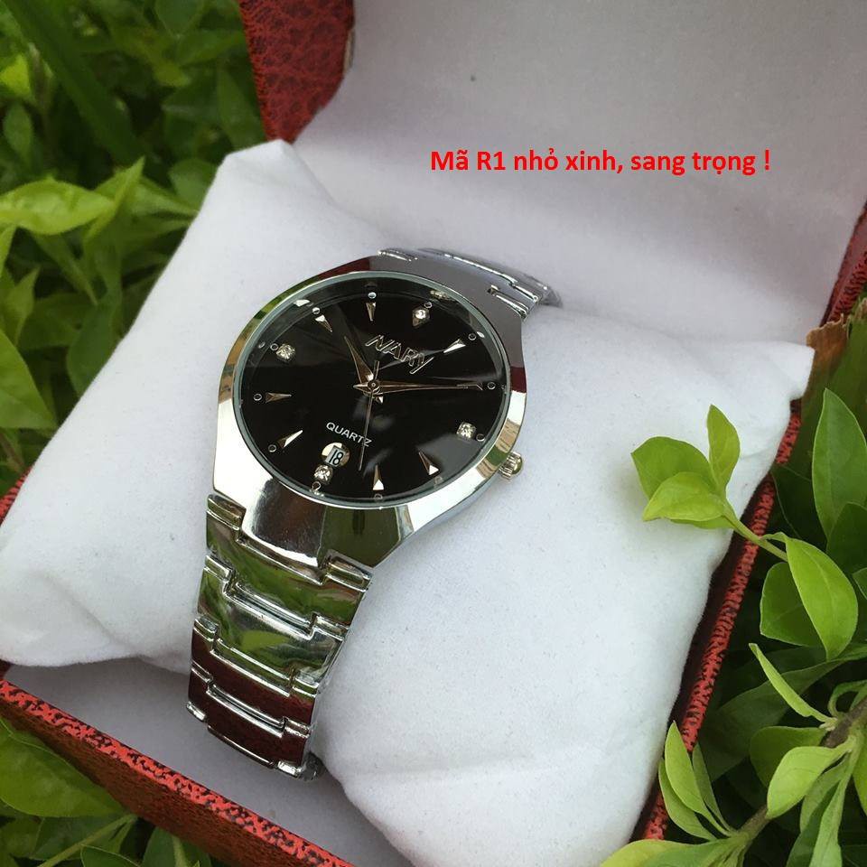 Đồng hồ nam nữ NaRy dây kim loại