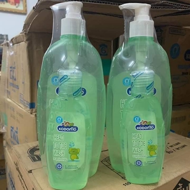 Sữa tắm gội cho trẻ sơ sinh Kodomo THÁI LAN