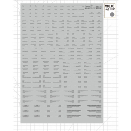 Water Decal nước Hobby Mio Vol03 chuyên dụng cho mô hình - Phụ kiện mô hình