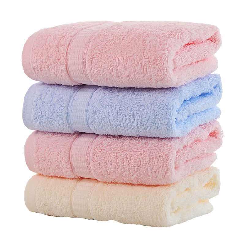 Khăn Tắm cotton Mềm Thấm Hút Thêu logo Jielia 6717 &quot;24H