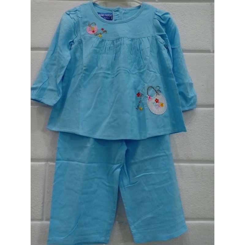 Bộ dài tay lanh Bảo Ngọc size 6kg đến 38kg