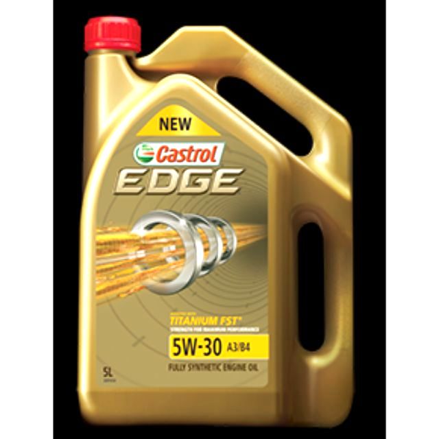 Dầu nhớt ô tô 100% Tổng Hợp 5 Lít CASTROL EDGE 5W30 A3/B4

Cho oto (toàn phần, Fully Synthetic Car O
