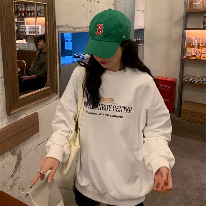 NRVP Áo Hoodie Thiết Kế Đơn Giản Thời Trang Hàn Quốc Cho Nữ