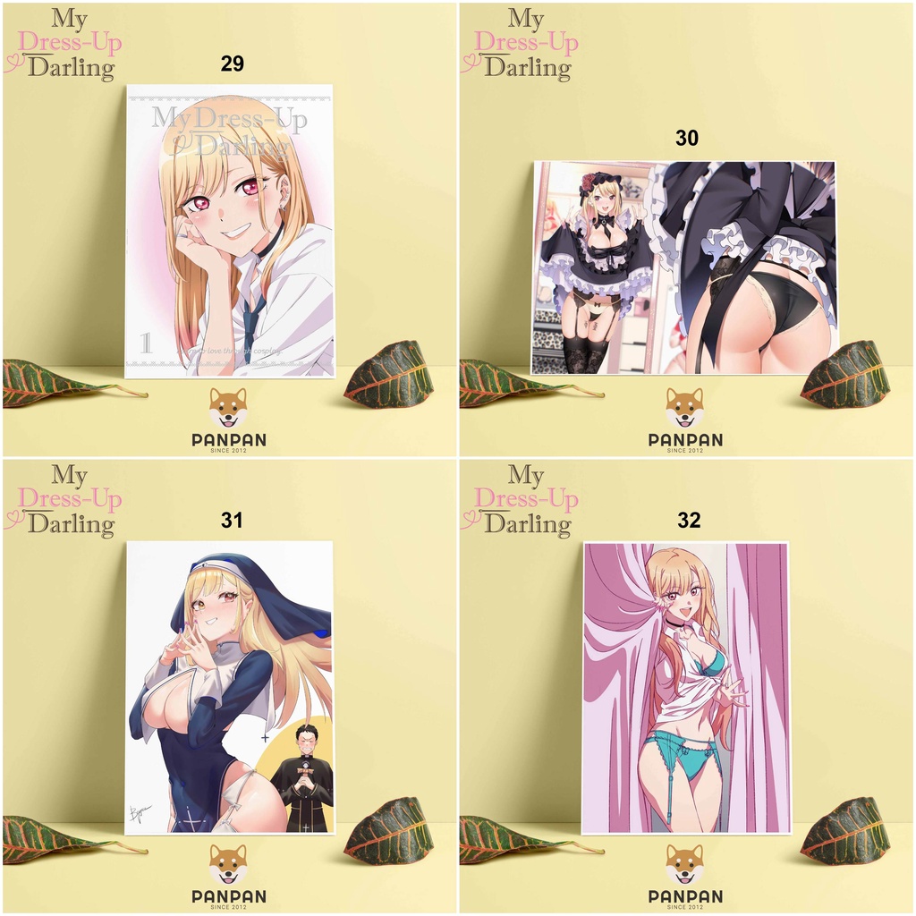 Postcard Cao Cấp - Poster Kitagawa Marin Sono Bisque Doll wa koi o suru / My Dress-Up Darling