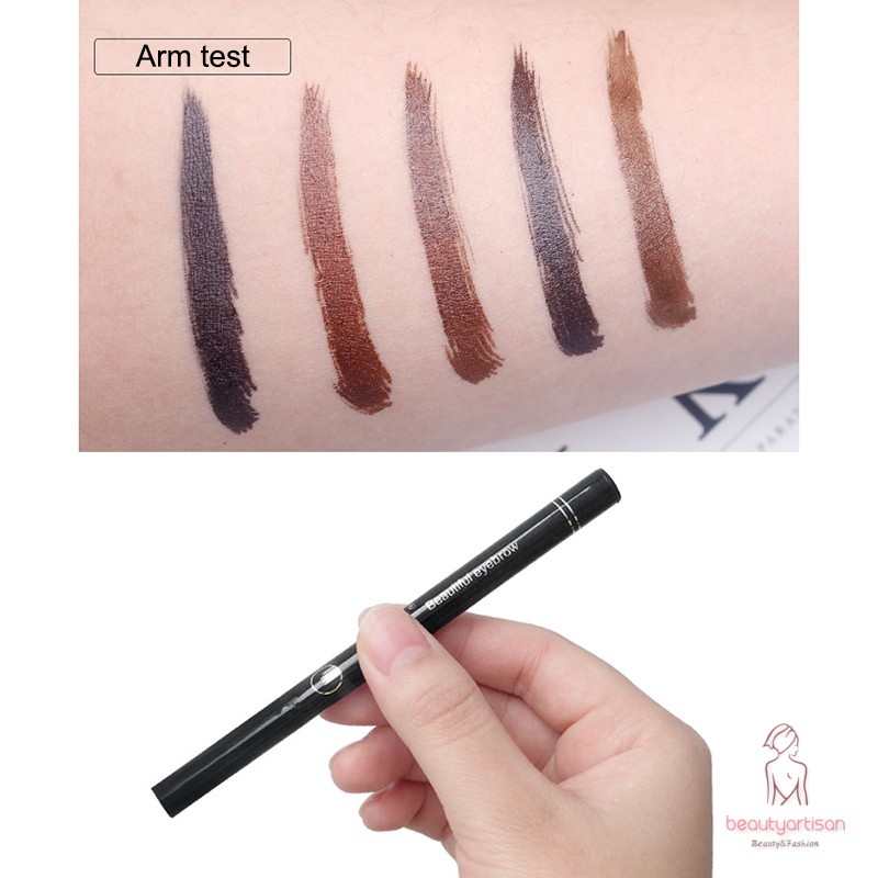 Chì kẻ chân mày dạng lỏng chống nước thiết kế đầu chì phân thành 4 nhánh độc đáo | BigBuy360 - bigbuy360.vn