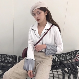 Áo Sơ Mi Cách Điệu Phong Cách Hàn Quốc (order)