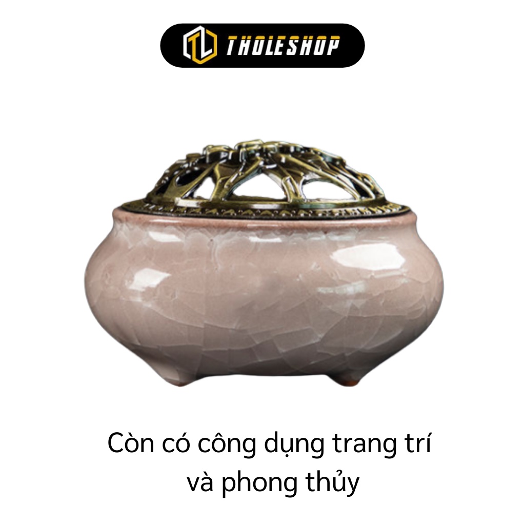 Lư Đốt Trầm - Lư Xông Trầm Hương , Nhang Thanh Tẩy Không Khí, Thanh Tịnh 6792