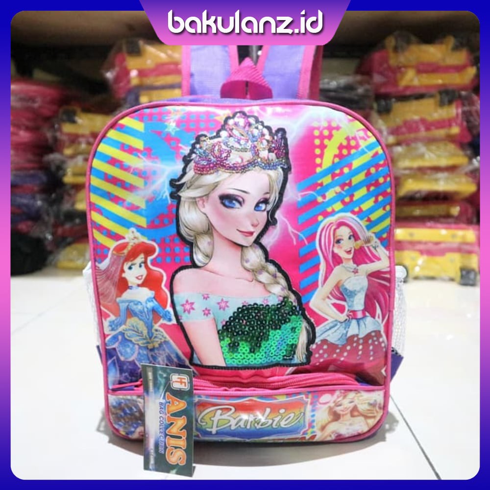 Mới Ba Lô Hình Búp Bê Barbie Có Đèn Led Cho Bé Gái