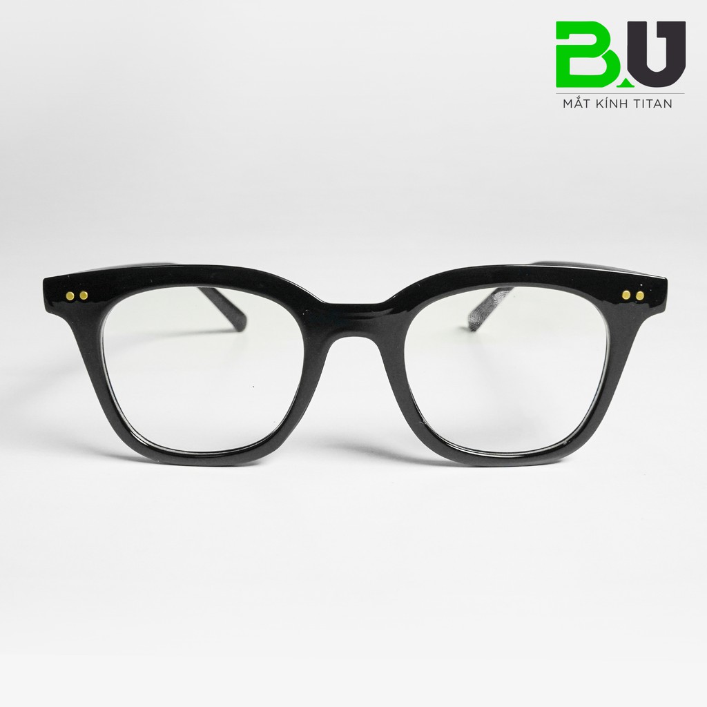 Gọng Kính Bu Titan Chất Lượng Gentle Monster, Gọng Nhựa Màu Đen Unisex Thời Trang