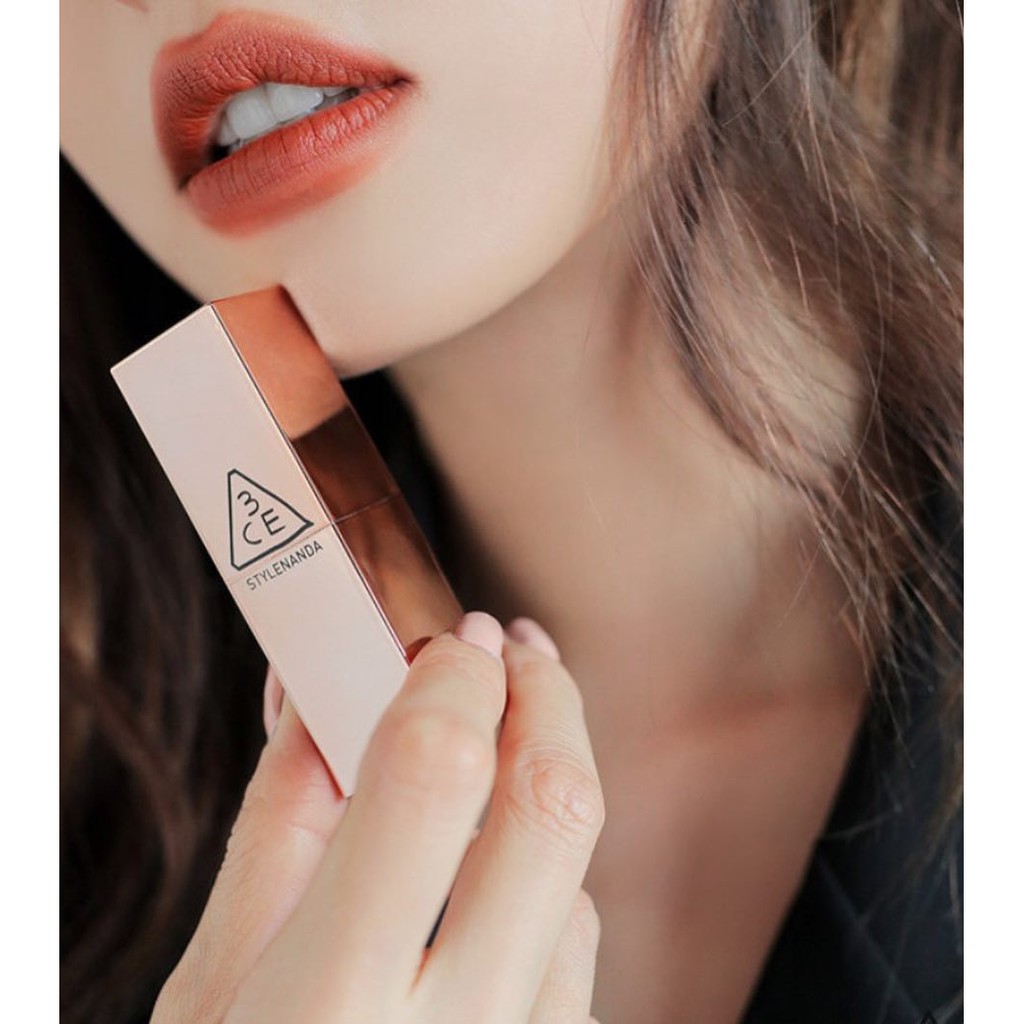  Son 3CE Matte Lip Color 2018 Vỏ Vàng Đồng