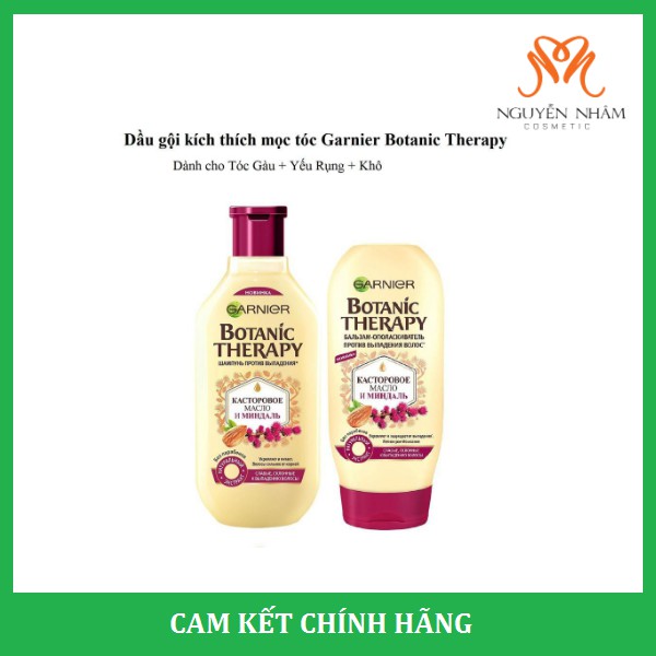 Gội Xả Garnier kích thích mọc tóc, giảm rụng tóc