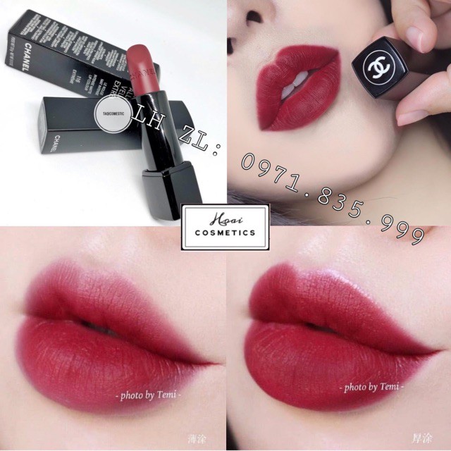 Son Chanel Rouge Allure Velvet Extreme Full Size, Chính Hãng Có Bill