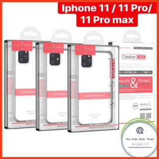 🍀 ỐP SILICON TRONG SUỐT CHÍNH HÃNG HOCO LIGHT SERIES SIÊU MỎNG SIÊU DẺO IPHONE 11 PRO MAX ⚡Phụ Kiện Điện Thoại⚡️