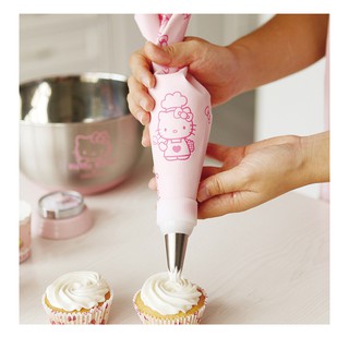 Túi bắt kem trang trí bánh CHEF MADE hình Hello Kitty có thể tái sử dụng bền thiết thực cho nhà bếp KT7040