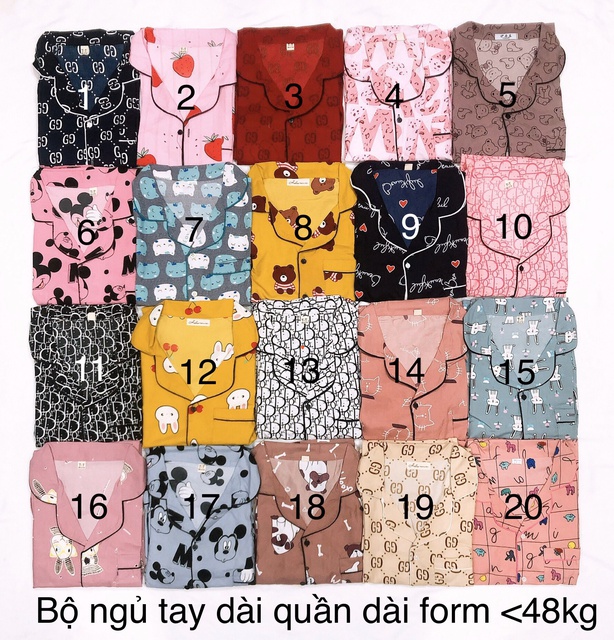  [Nhập mã WA12150 giảm 20k đơn 150k]-- Bộ ngủ pijama tay dài quần dài chất đẹp | BigBuy360 - bigbuy360.vn