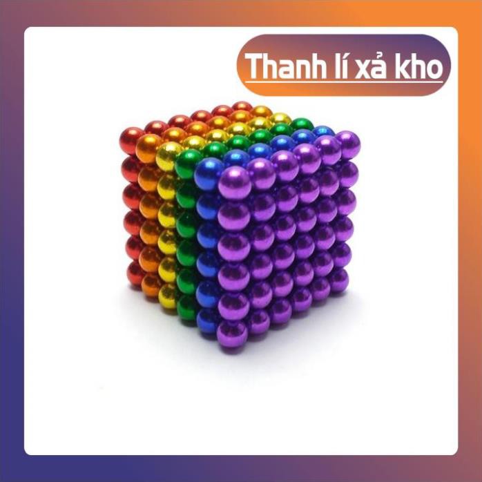 Bi Nam châm Buckyballs 5mm 6 màu 216 viên