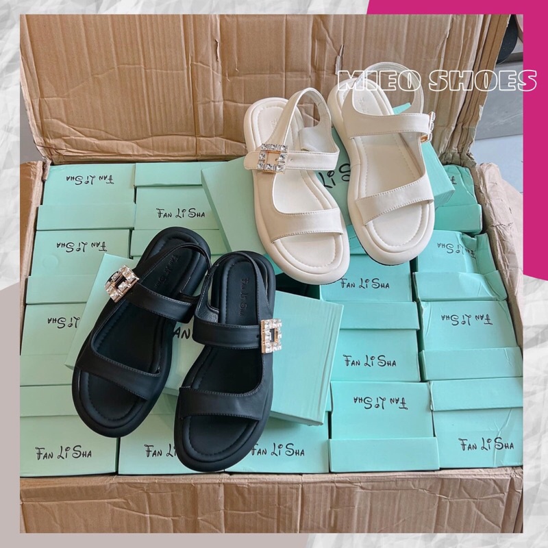 SANDAL MÓC KHOÁ VUÔNG NHẬP QUẢNG CHÂU ( S223 S224 )u