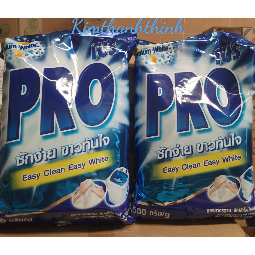 (KTT) Bột giặt quần áo PRO 3.5kg  ( PREMIUM WHITE) - Thái Lan