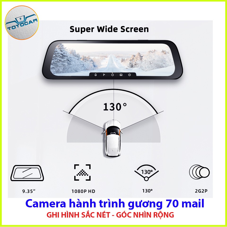 Camera hành trình ô tô 70mai - Camera xe hơi kẹp gương Dash Cam Wide giá rẻ -đẹp | BigBuy360 - bigbuy360.vn