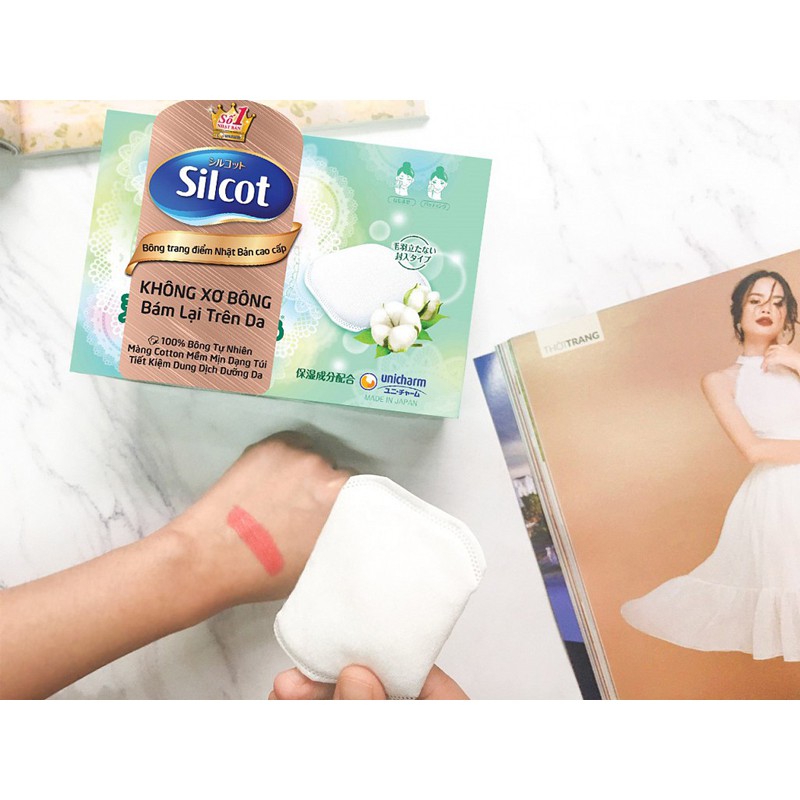 Bông Tẩy Trang Silcot Premium 66 Miếng