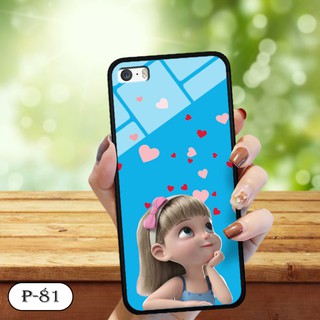 Ốp kính in hình cute Iphone 5s