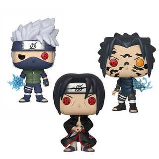 FUNKO POP Naruto Uchiha Itachi Uchiha Sasuke Kakashi GK Dolls Action Figures