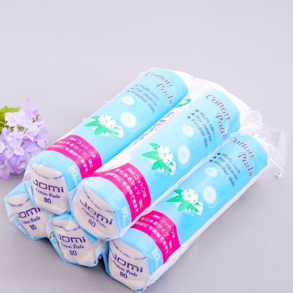 Bông tẩy trang Jomi Cotton Pads nhật bản mềm mại làn da