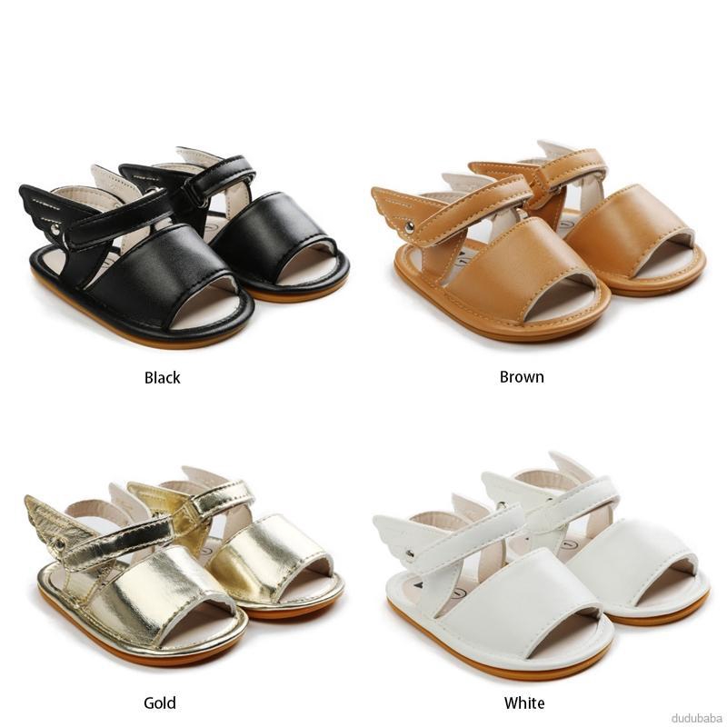 Giày Sandal Da Pu Đế Mềm Cho Bé Trai Từ 0-18 Tháng Tuổi