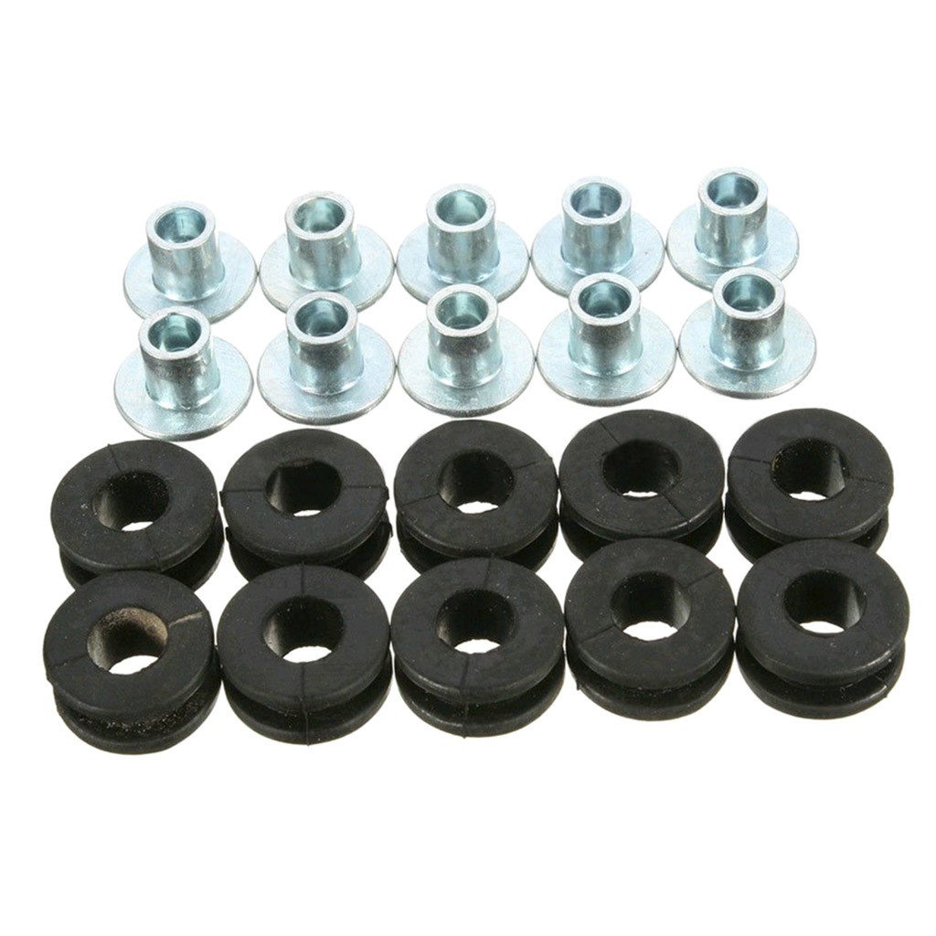 Set 10 Ốc Vít Cao Su Chuyên Dụng Cho Xe Mô Tô Honda Yamaha Suzuki Kawasaki Fairing 61