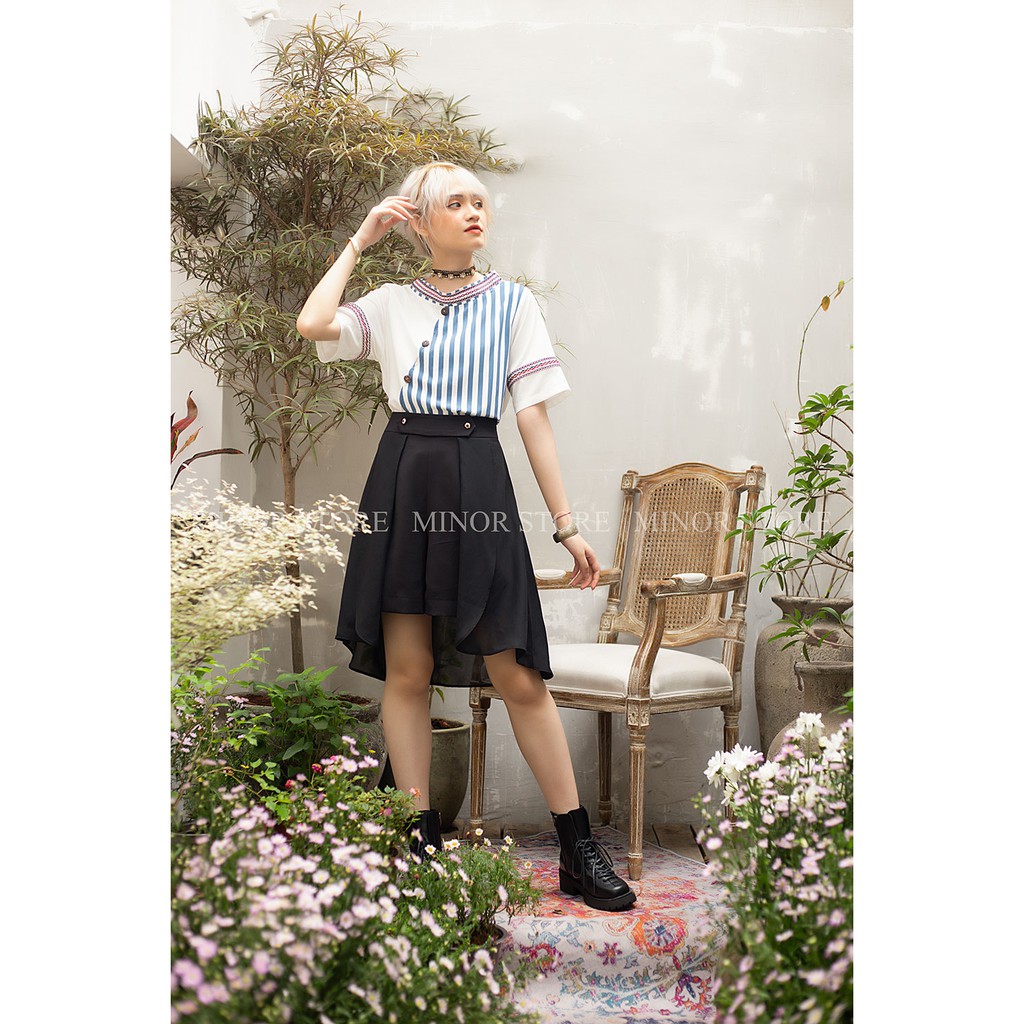 ÁO SƠ MI KIỂU PHỐI REN [MINOR IRENE] | BigBuy360 - bigbuy360.vn