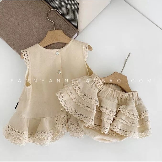 SET ÁO VÁY TIỂU THƯ CHO BÉ GÁI