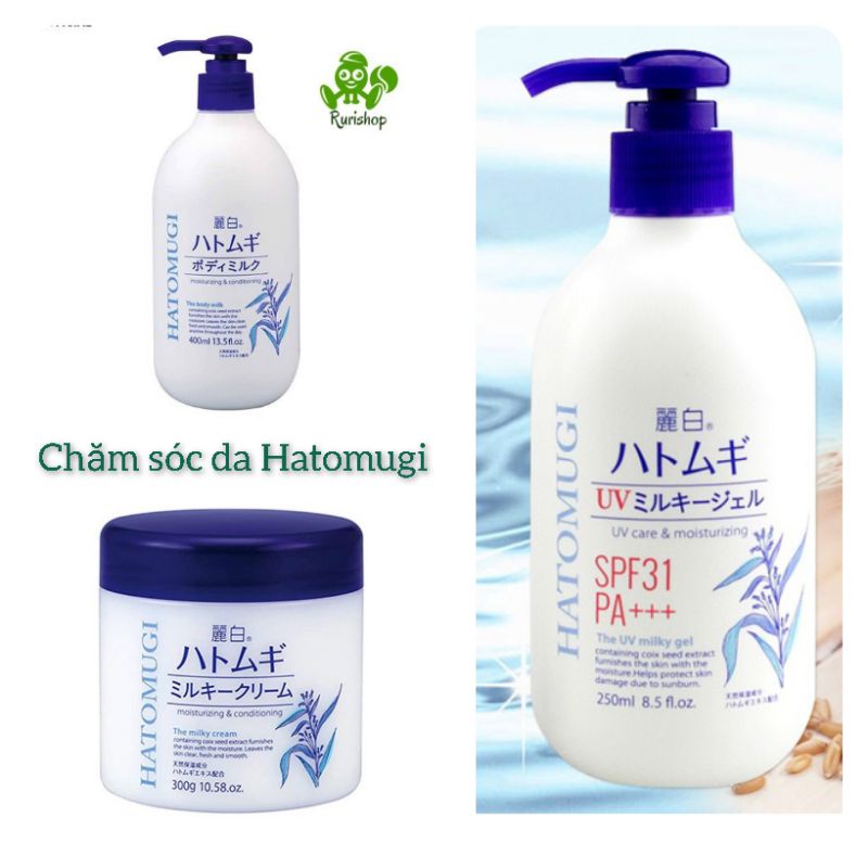 Sữa dưỡng thể Hatomugi/kem dưỡng da Hatomugi
